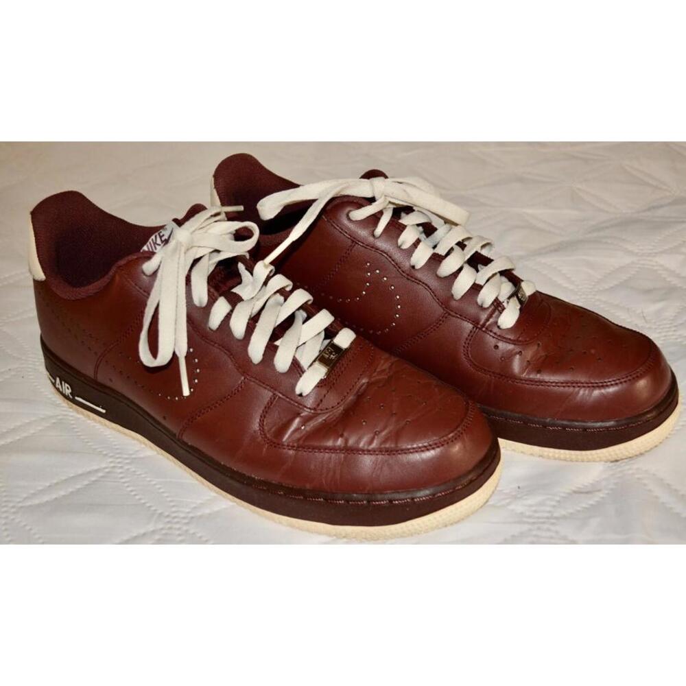 Nike Air AF1 Burgundy Mens SZ 11 315122-603 2010 Great Condition
